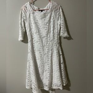 •Chris McLaughlin White Knee Length Dress